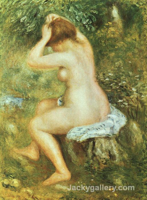 Bather is Styling by Pierre Auguste Renoir paintings reproduction